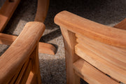 The Windsor eight Seat Teak Table Garden Furniture Set