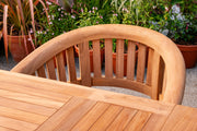 The Rydal Six Seat Teak Table & Chair Outdoor Garden Furniture Set