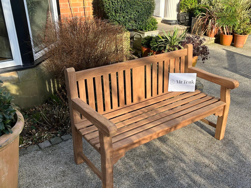 Kingston Three Seat Teak Bench Extra Thick – Mr Teak