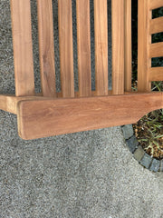 Wimbledon Three Seat Teak Bench Extra Thick