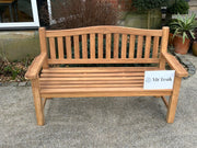 Wimbledon Three Seat Teak Bench Extra Thick