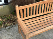 Wimbledon Three Seat Teak Bench Extra Thick