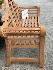 Sissinghurst Lutyens Three Seat Bench Extra Thick