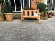 Hardwick Two Seat Teak Bench Extra Thick