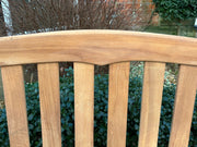 Wimbledon Three Seat Teak Bench Extra Thick