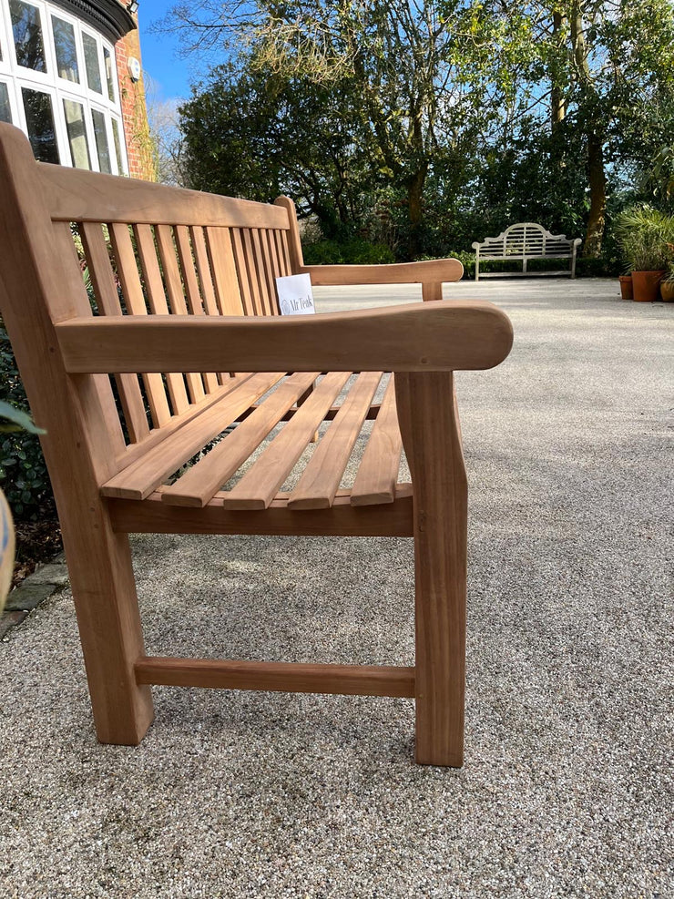 Kingston Four Seat Teak Bench Extra Thick