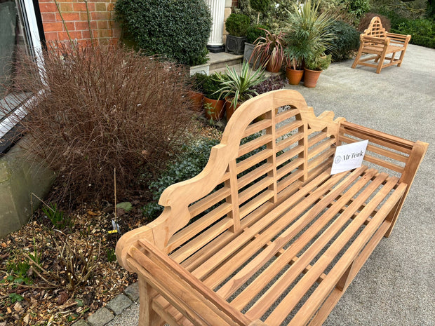 Sissinghurst Lutyens Four Seat Bench Extra Thick