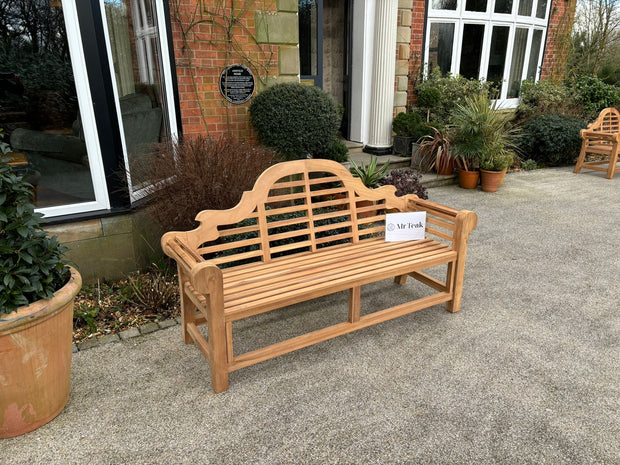 Sissinghurst Lutyens Four Seat Bench Extra Thick