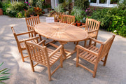 The Langham Six seat Teak Garden Furniture Set