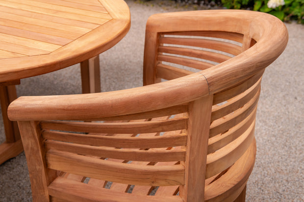 The Barton Six Seat Teak Outdoor Garden Furniture Set