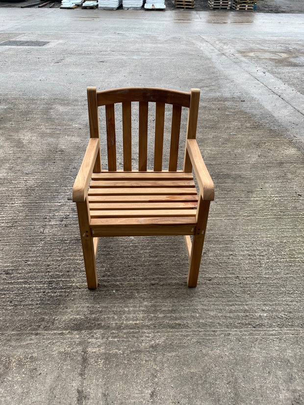 Blenheim Teak Arm Chair - Ex display - WATER STAINED!