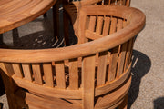 The Ascot eight Seat Teak Table Garden Furniture Set