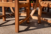 The Kendal Eight Seat Teak Table & Chairs Outdoor Garden Furniture Set