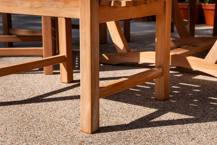 The Kempton  Eight Seat Teak Table & Chairs Outdoor Garden Furniture Set
