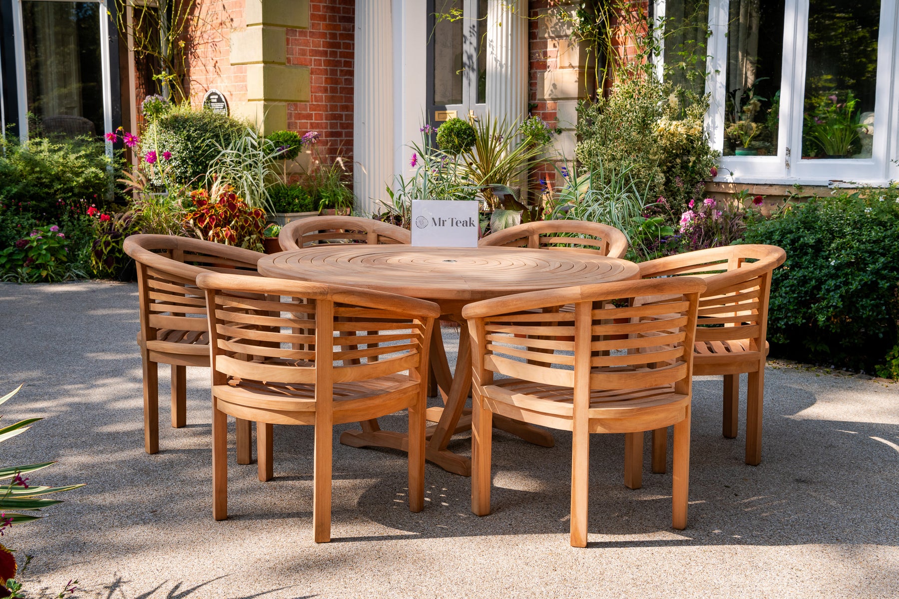 The Windsor Six Seat Teak Garden Furniture Set – Mr Teak