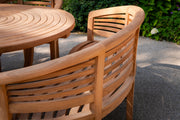 The Woburn Six seat Teak Garden Furniture Set