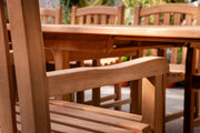 Hartwell Ten Seat Teak Table & Chair Outdoor Garden Furniture Set