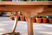 The Langham Six seat Teak Garden Furniture Set