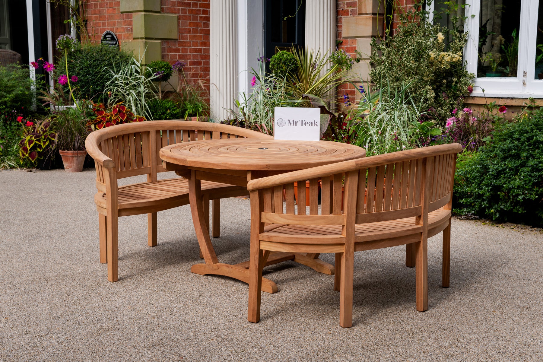 The Aspley four seat Teak Garden Furniture Set Mr Teak