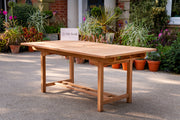 The Chartwell Rectangle Extending Teak Table