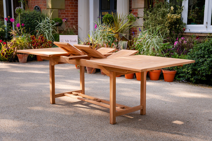 The Kingston Six Seat Teak Table & Chair Outdoor Garden Furniture Set