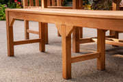 The Hardwick Eight Seat Teak Table & Chair Outdoor Garden Furniture Set