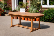 The Grange Eight Seat Teak Table & Chair Outdoor Garden Furniture Set