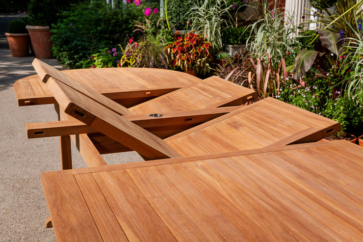 The Silverdale Ten Seat Teak Outdoor Garden Furniture Set