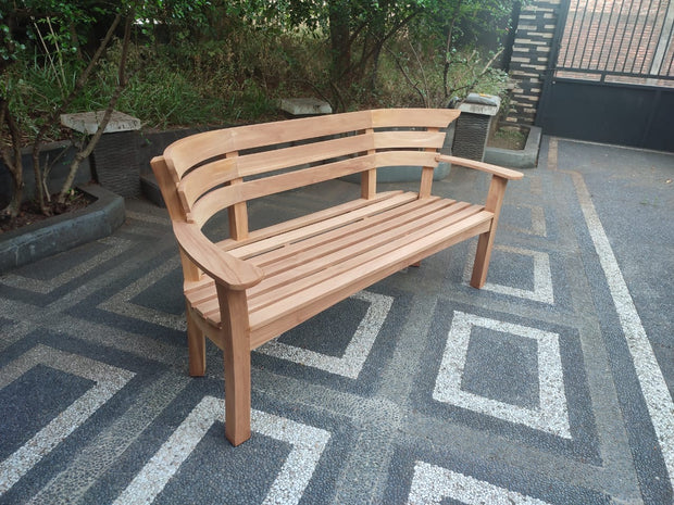 The Wellington Three Seat Teak Bench