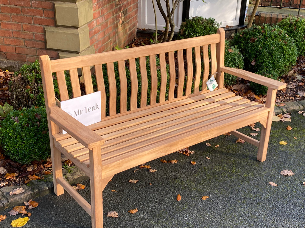 Ashfield Three Seat Teak Bench Mr Teak