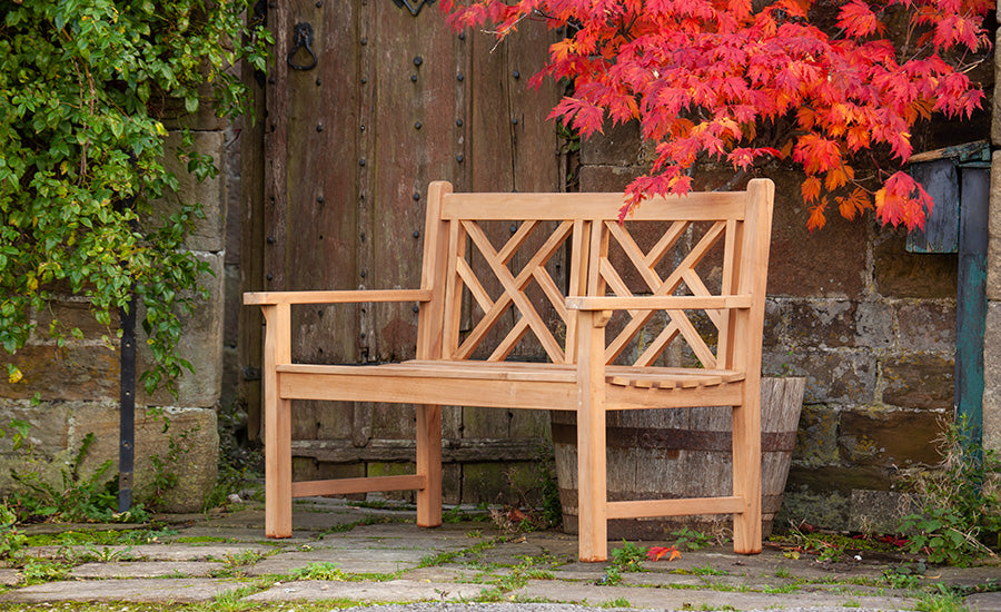 Small bench with arms sale